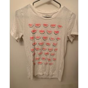 JCREW SIZE M WATERMELON COLLECTOR TEE